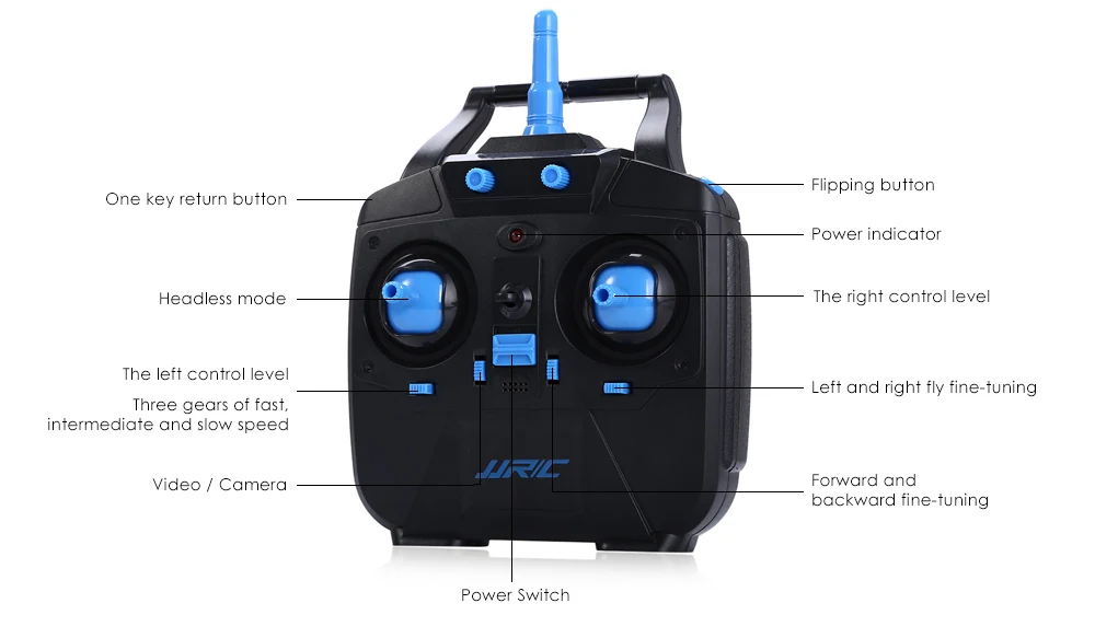 JJRC H23 Квадрокоптер с дистанционным управлением Land/небесно 2,4G 4CH 6-Axis Gyro летательного аппарата дрона с дистанционным управлением с 3D флип один ключ возврат Безголовый режим