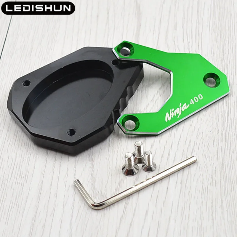 Алюминиевая боковая подставка для мотоцикла с ЧПУ увеличивающая KAWASAKI NINJA 400 NINJA400