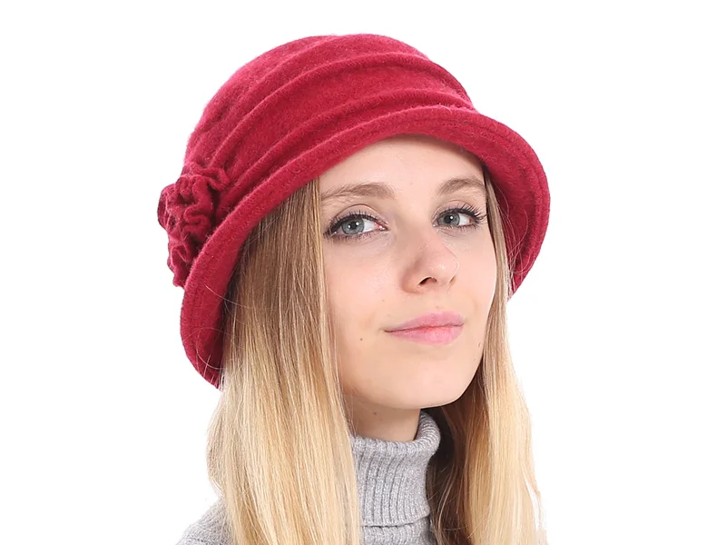 YOUBOME, новинка, шерсть, для женщин, Fedoras Dome, Осень-зима, шапки для женщин, Цветочные, теплые, гибкие, одноцветные, мягкие, для девушек, модные, женские, Fedoras