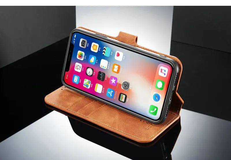 Чехол Me 360, чехол-кошелек для iPhone XS Max XR, Ретро стиль, мягкий чехол с масляными краями для кредитных карт, слот для денег, флип-чехол s, для iPhone 6, 6 S, 7, 8 Plus, Hoes