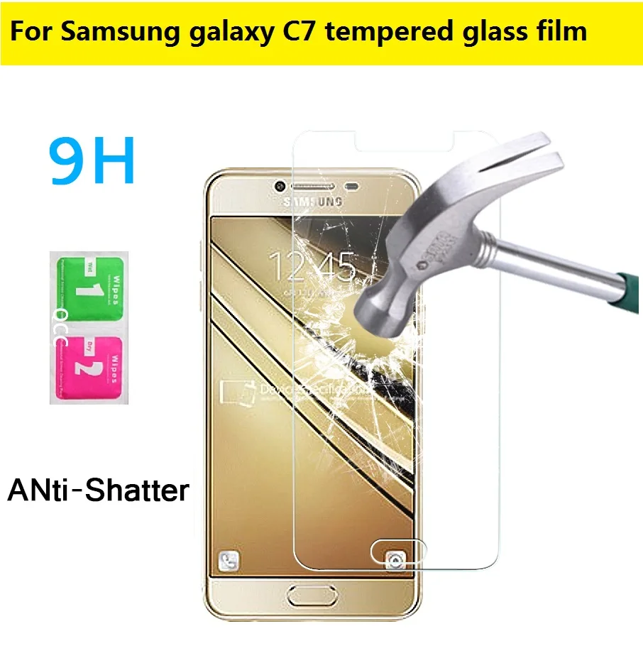 Закаленное стекло пленка для Samsung Galaxy C5 C7 C9 Pro стеклянная SM-C5000 C7000 C9000 Защитная