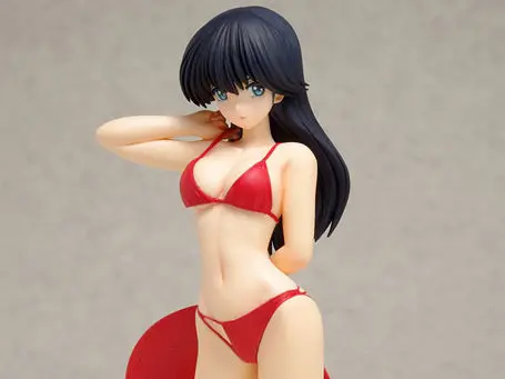1/8 180 мм Неокрашенный рисунок из смолы красный бикини для девочек|resin figure|figure