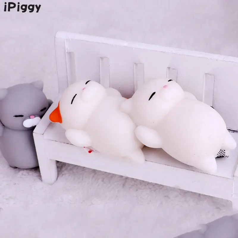 Сжимаемые антистрессовые игрушки Mochi мягкие липкие для домашних животных