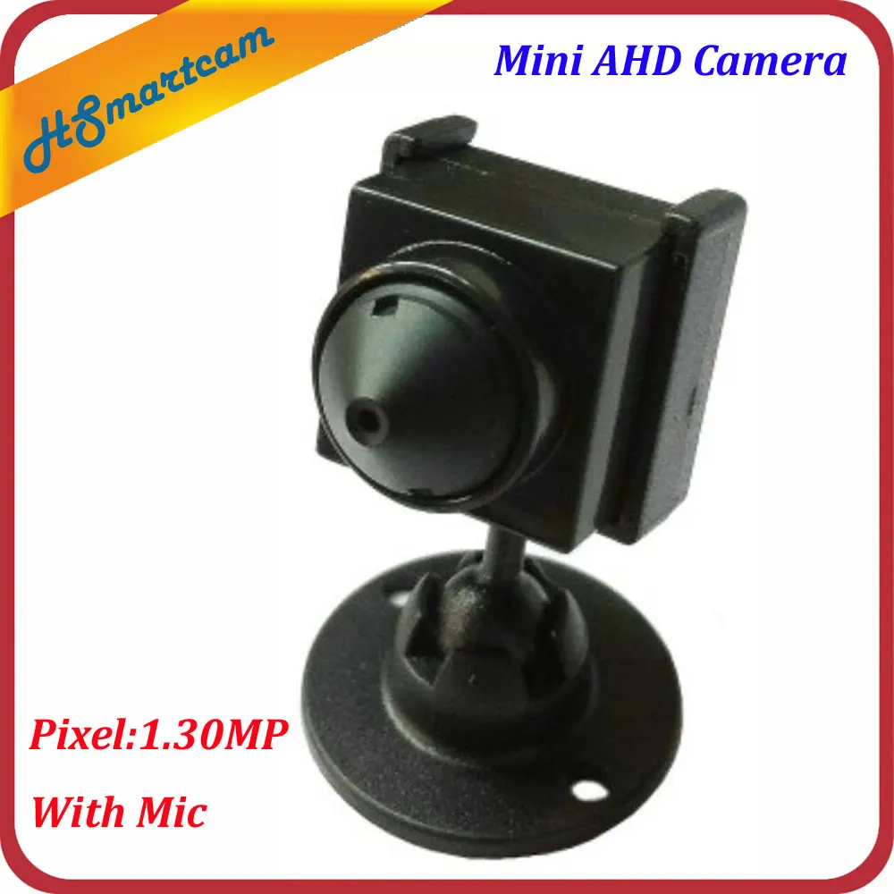 Мини HD AHD 1080P 4 в 1 камера видеонаблюдения для дома CVI TVI AHD CVBS 3,7 мм объектив 1200TVL с аудио микрофоном для AHD DVR систем