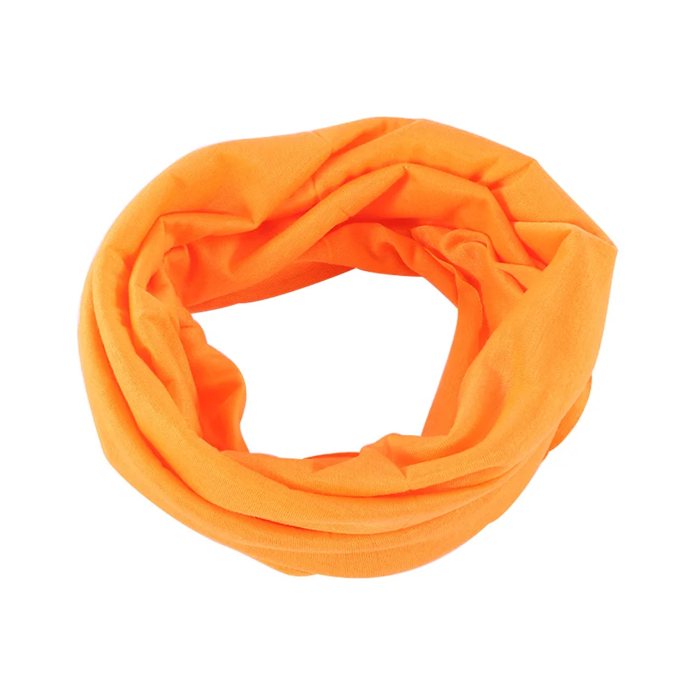 Однотонный брендовый новый шарф унисекс бандана маска для лица шеи гетры снуд