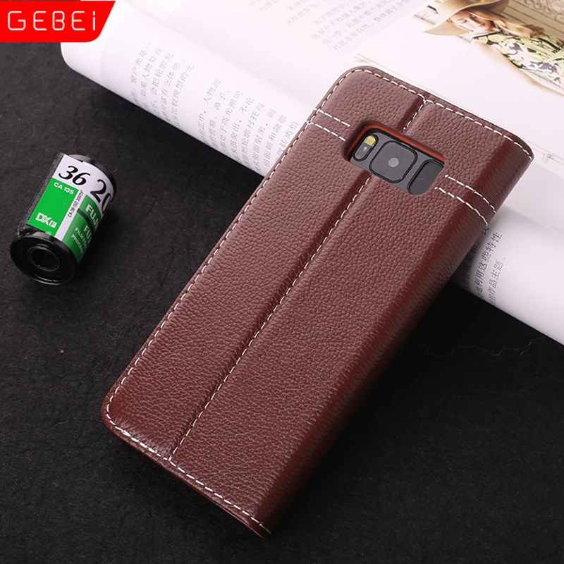 Роскошный оригинальный бренд GEBEI чехол из натуральной кожи адсорбируемый