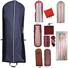 1 шт большой для свадебное платье Пылезащитный чехол на молнии платье Пылезащитная крышка сумка для хранения складные одежды одежда протектор печать логотипа