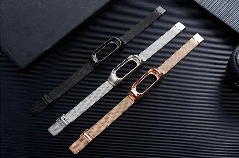 Браслет с цветочным принтом для mi band 3, кожаный металлический ремешок для Xiao mi Band 3, чехол из нержавеющей стали, браслет