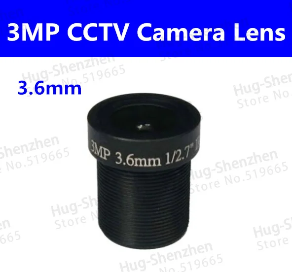 10 шт./лот Бесплатная доставка 3.0 megpixel M12 MTV 3.6 мм 3mp HD CCTV Объективы для фотоаппаратов