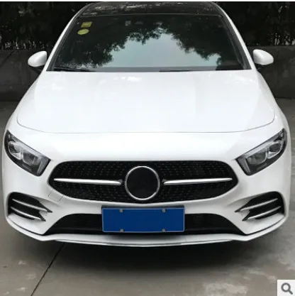 4 шт./лот Пластик ABS хромированные наклейки Накладка для Mercedes Benz A класс W177 A180 A200
