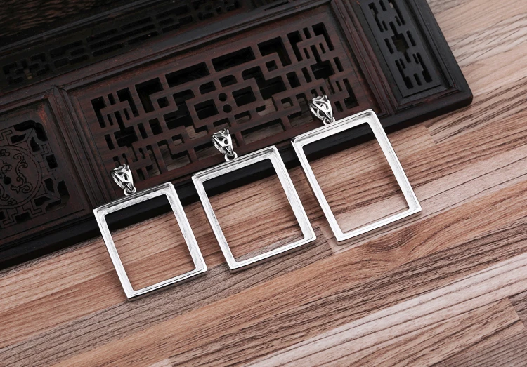 Кулон из серебра 100% пробы с платиновым покрытием 12*20 мм 11*16 20*25 22*30 25*33 22*27 |