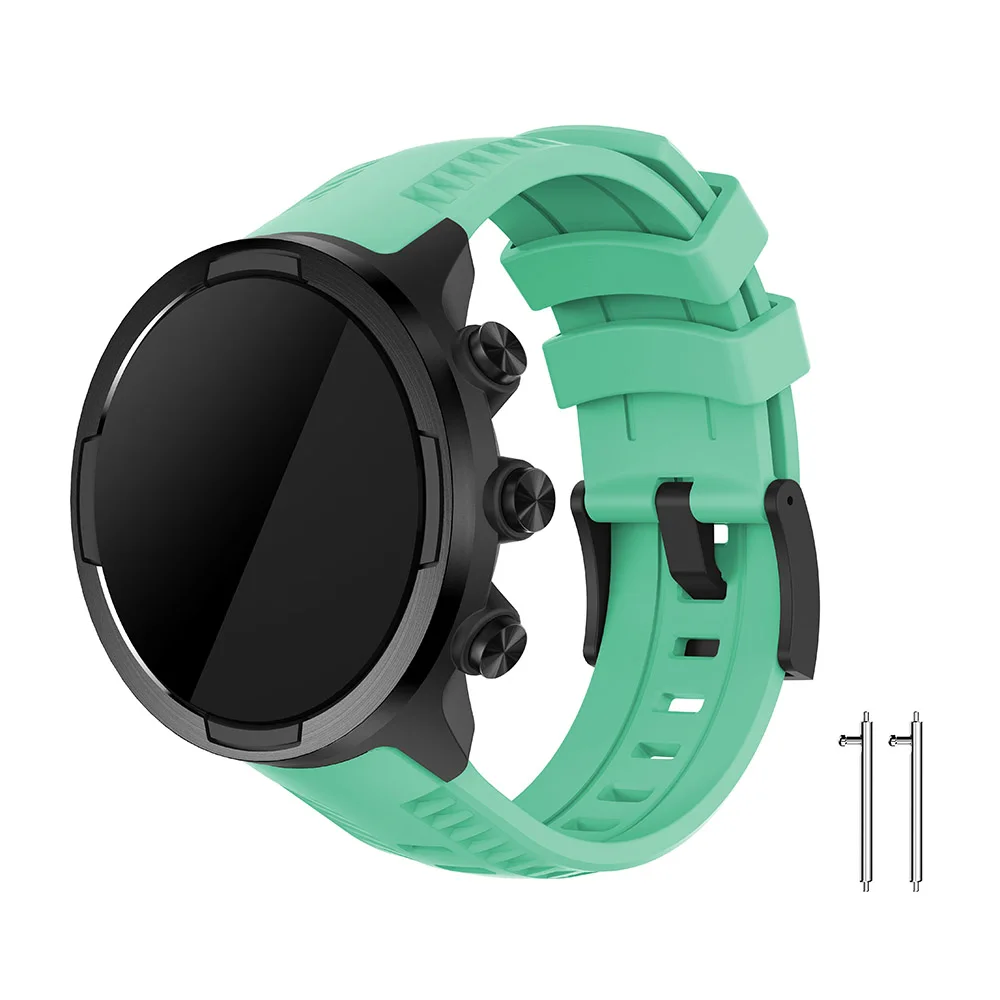 Силиконовый спортивный ремешок для наручных часов Hero Iand SUUNTO 9 многоспортивные GPS