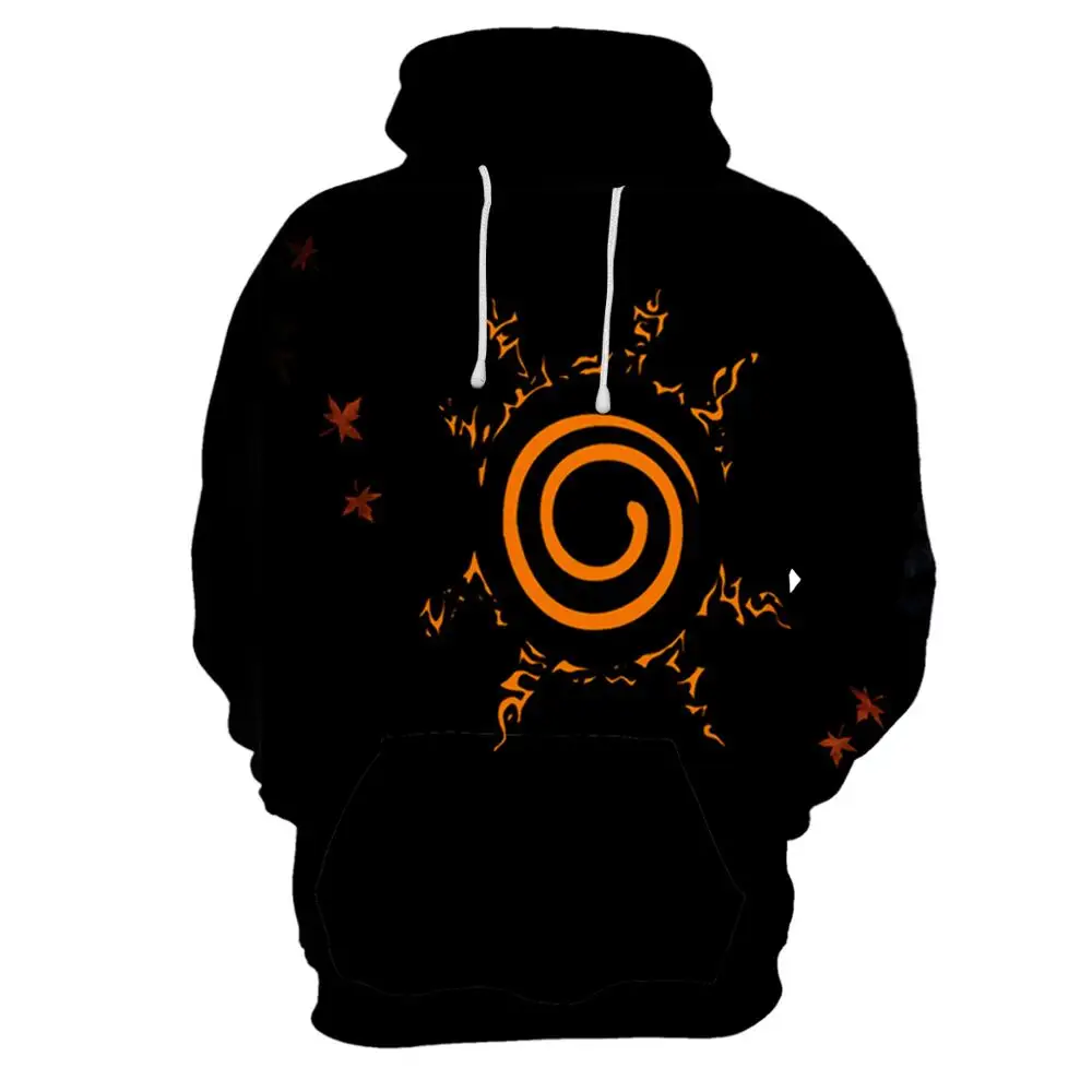 2019 Наруто Аниме sudadera Саске осень Харадзюку Какаши 3D мультфильм толстовка Свитшот