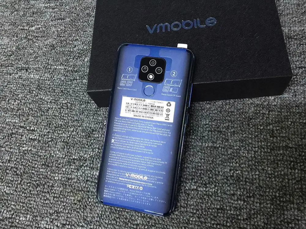 TEENO VMobile Mate 20 мобильный телефон Android 7 0 3 ГБ + 32 отпечаток пальца ID 5 84 "19:9 HD экран 4G