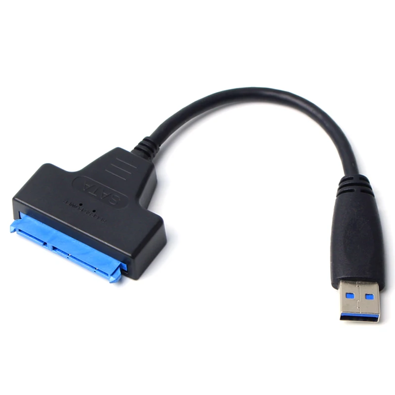 

High Quality for 2.5'' SSD HDD External Hard Disk Drive Converter USB 3.0 to SATA iii 3 15Pin+7Pin 22Pin Adapter Cable OTG 20cm