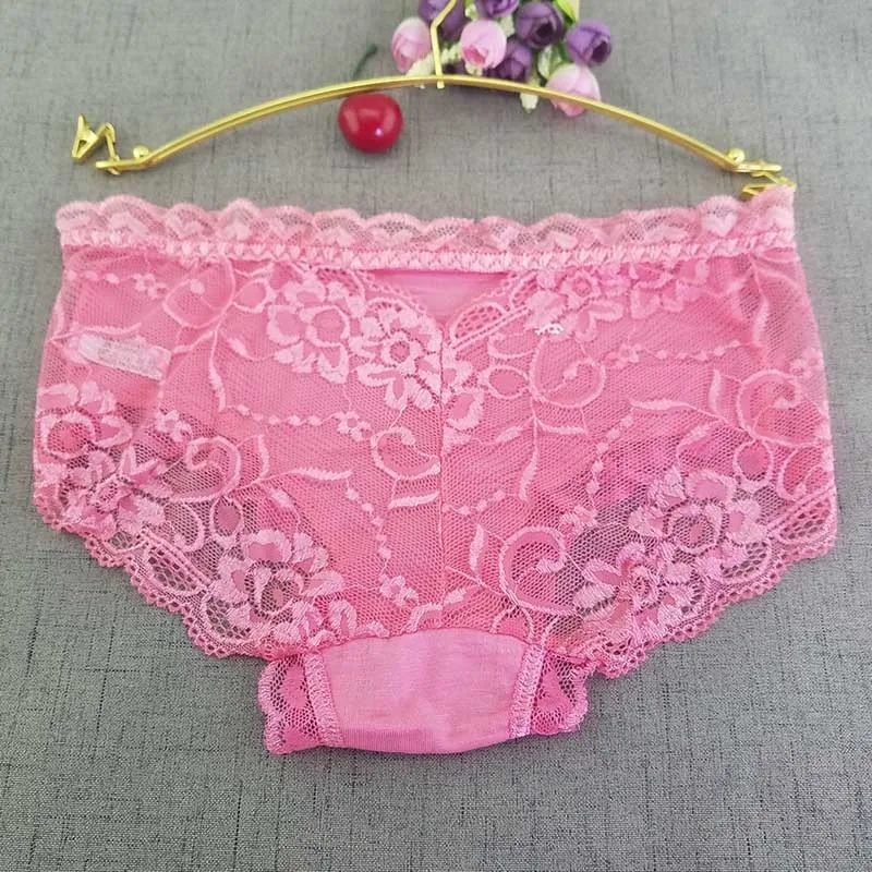 

(Modal+High quality) multi-color Sexy cozy comfortable Lace Briefs thongs Underwear Lingerie for women panties 86612 12pcs/lot