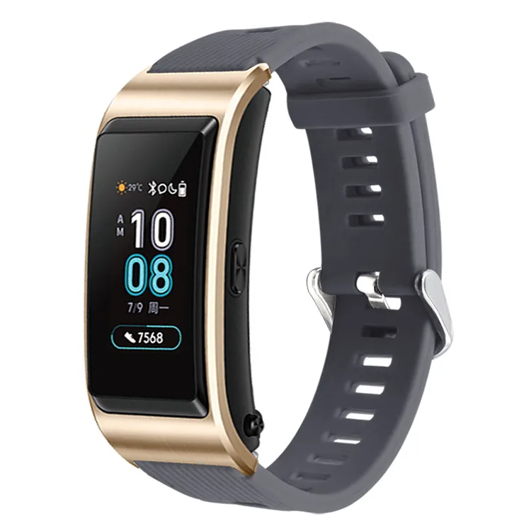 2019 Watchbands Soft Silicone Replacement Sport Classic Band Strap For Huawei B5 Smart Watch Fashion Sports Men Women Belt|Ремешки для