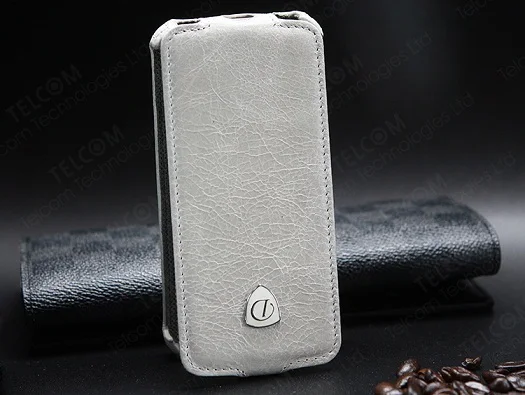 White LZ Роскошный чехол-книжка из натуральной коровьей кожи для Apple iPhone SE 5 5S - Цвет: White LZ