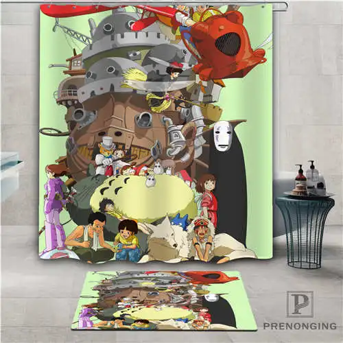 На заказ Тоторо (1) водонепроницаемый занавеска для душа коврик дома ванной