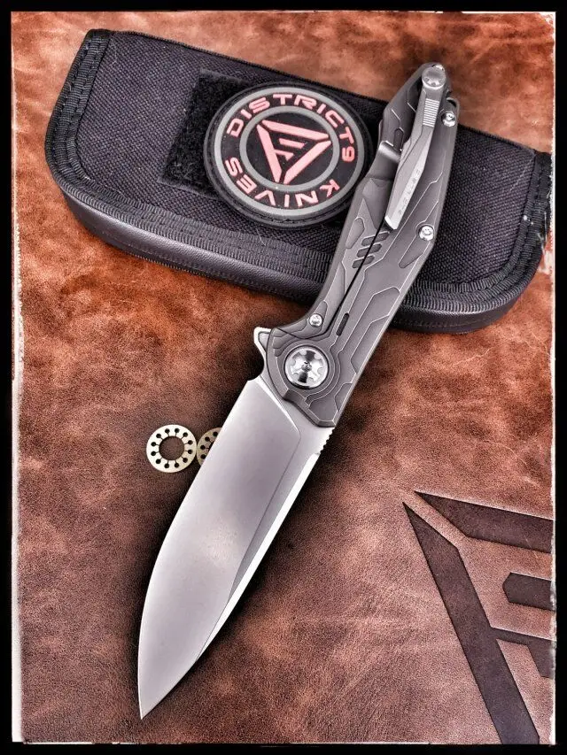 На заказ Ice Tactical Titanium S90V лезвие вымытый Кемпинг Складной нож Бесплатная