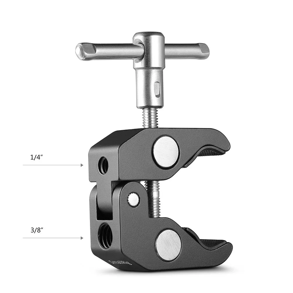 Супер зажим SmallRig с резьбой 1/4 дюйма и 3/8 (2 шт. в упаковке) для клетки Dslr камеры ЖК