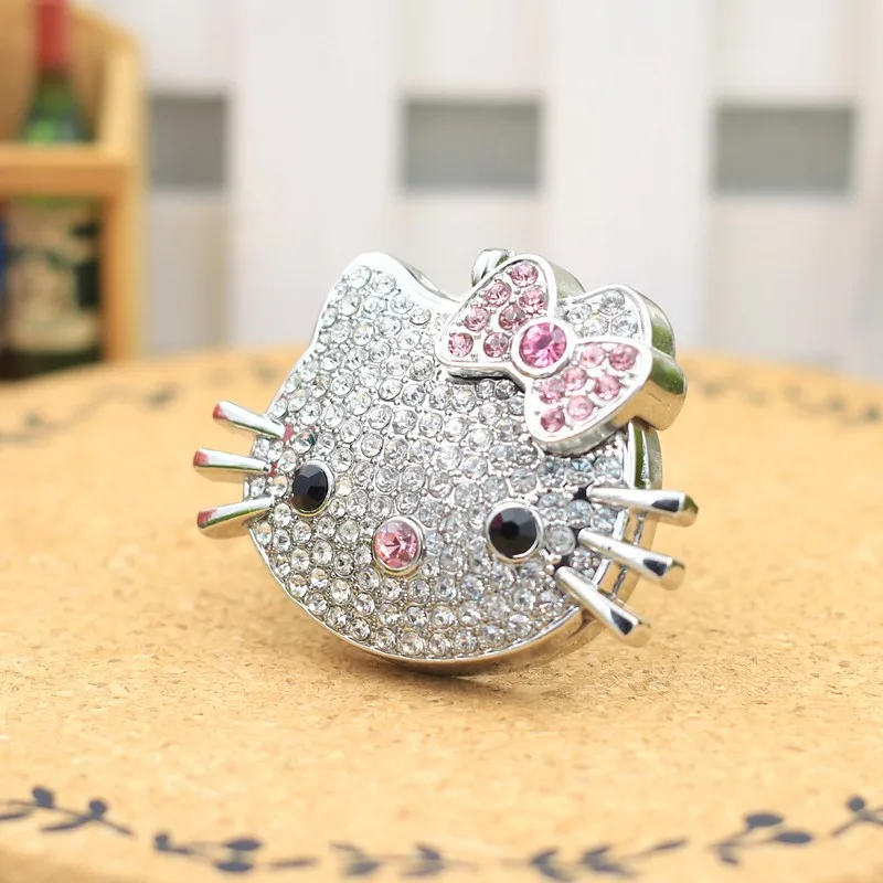 USB флеш-накопитель 128 ГБ флеш-накопитель металлический флеш-накопитель hello kitty Cat Стиль 8 ГБ 16 ГБ 32 ГБ 64 Гб 256 ГБ 512 Гб 2,0 Гб карта памяти