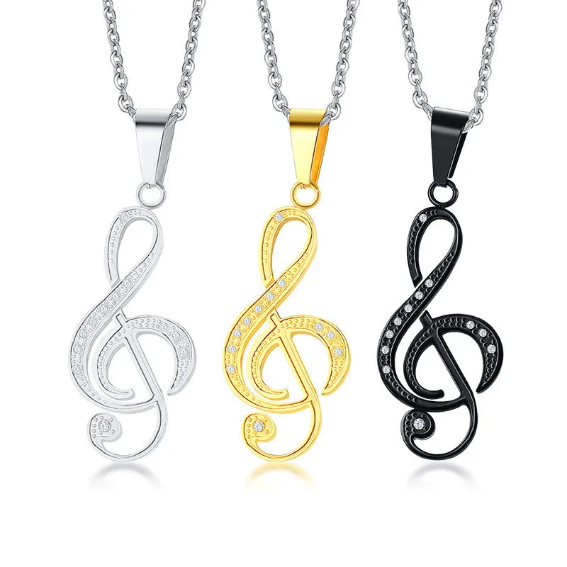 Модное ожерелье Vnox для женщин музыкальный фестиваль подарки девушек ювелирные