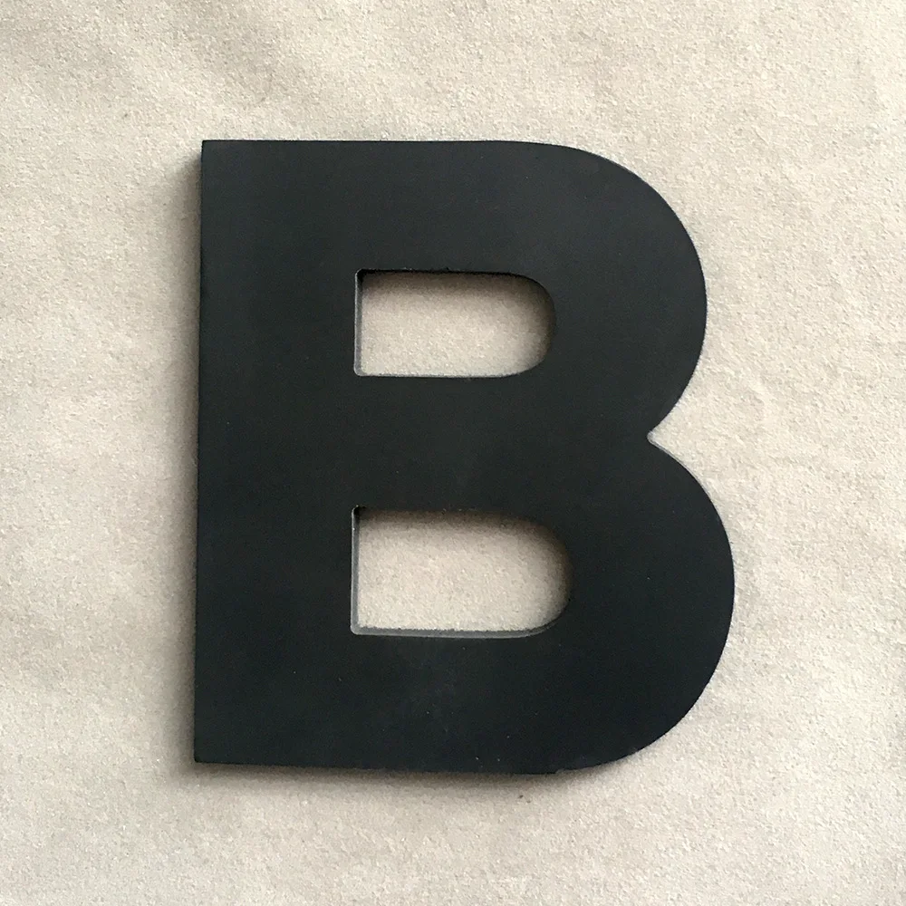 B DIY 3D черная столичная английская стена для писем наклейки для гостиной спальни фон стены домашний Декор ПВХ съемные наклейки на стену - Цвет: B