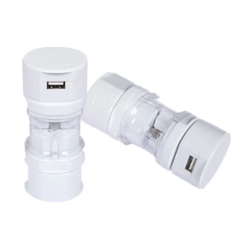 Дорожный адаптер с 1 USB-портом универсальный Электрический дорожная розетка