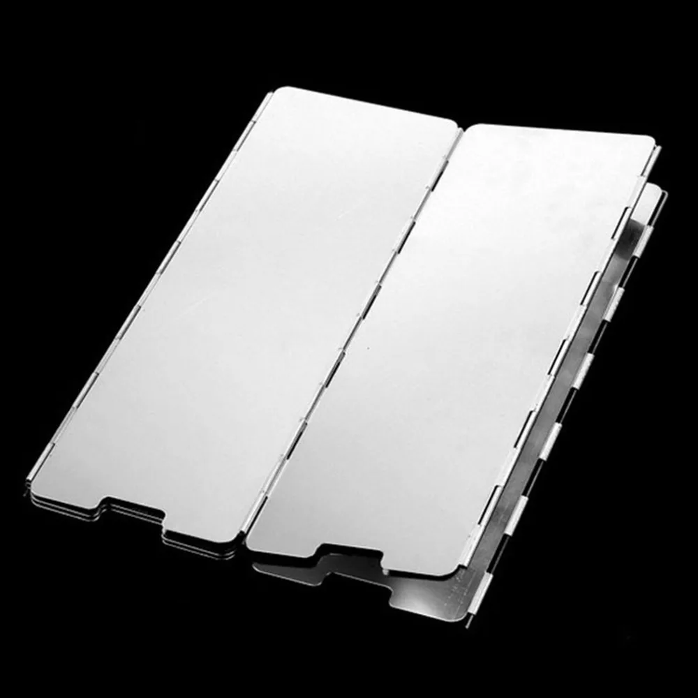 Складная 10 Портативная Газовая Печка газовая плита для барбекю ветрозащитный