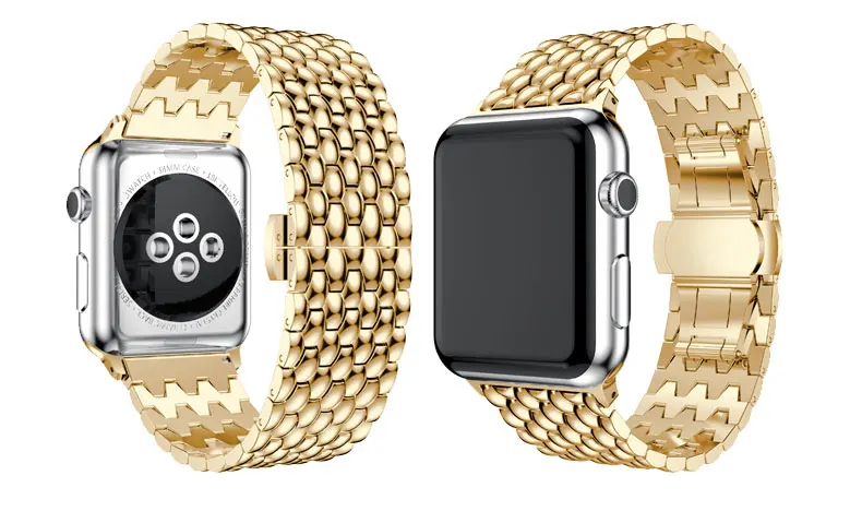 Браслет для Apple watch band 4 44 мм 40 мм correa aple watch 42 мм 38 мм ремешок из нержавеющей стали ремешок для наручных часов Iwatch 4 3 2 1