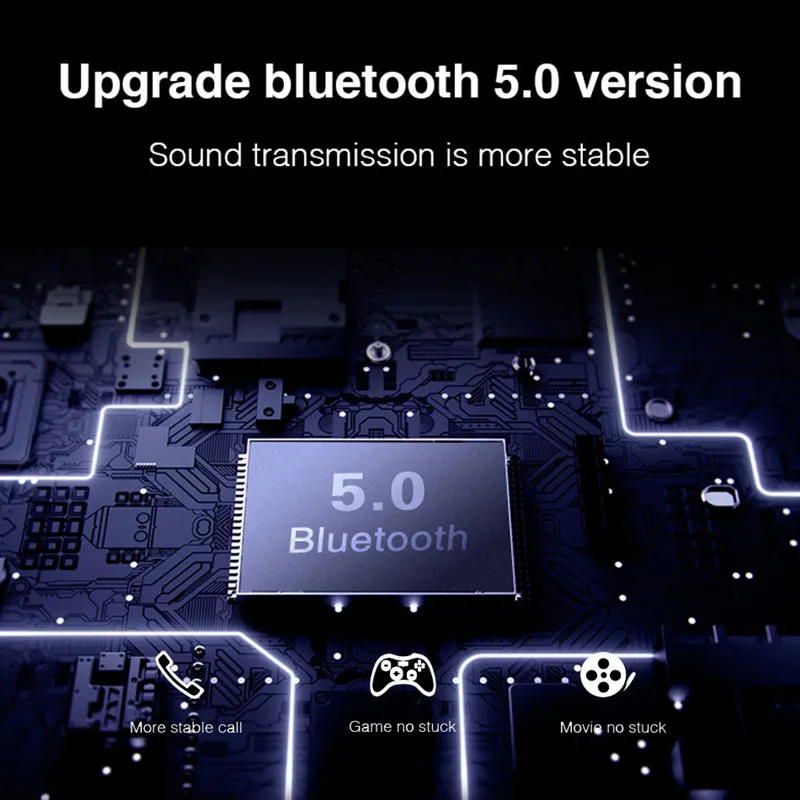 Умный Браслет Bluetooth 5,0 умный Браслет фитнес-трекер часы с функцией измерения пульса для смартфоны IOS и Android приложение спортивные наушники