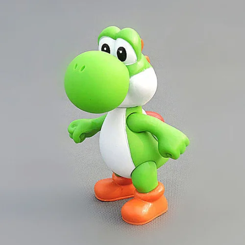 Yoshi SUPER MARIO BROS, ПВХ фигурка, игрушки, модель 12-15 см, Марио Луиджи Йоши, Ослик Конг, коллекционные игрушки, куклы для детей - Цвет: Yoshi