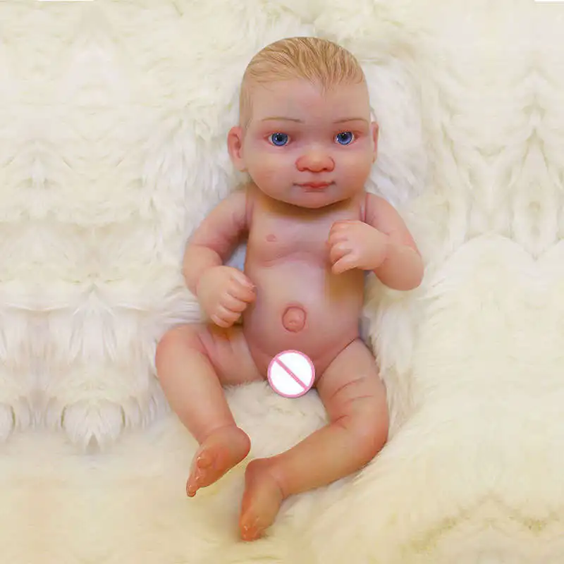 Мода ручной работы Reborn куклы мини девочка подарок 10 дюймов всего тела