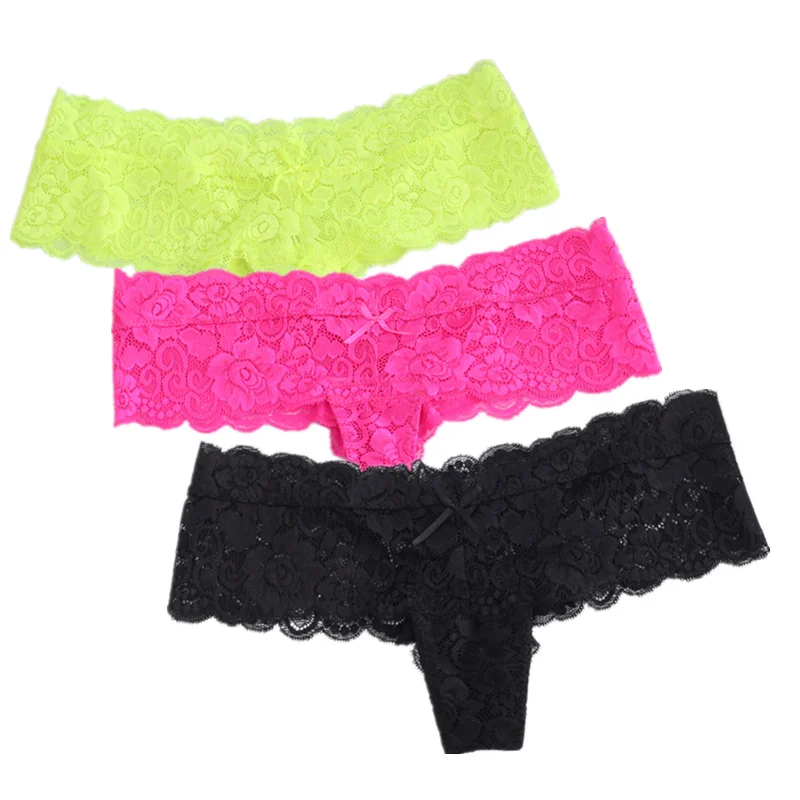 Ixuejie, 3 шт./лот, сексуальные женские стринги, нижнее белье для девушек, танга, кружевные стринги, бесшовное, прозрачное, трусики с низкой талией