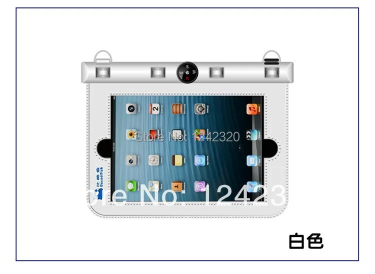 Fit for Pad5 2014 NEW Compass Practical PVC Material Pure Waterproof Cellphone Case with High Using Sensitivity |