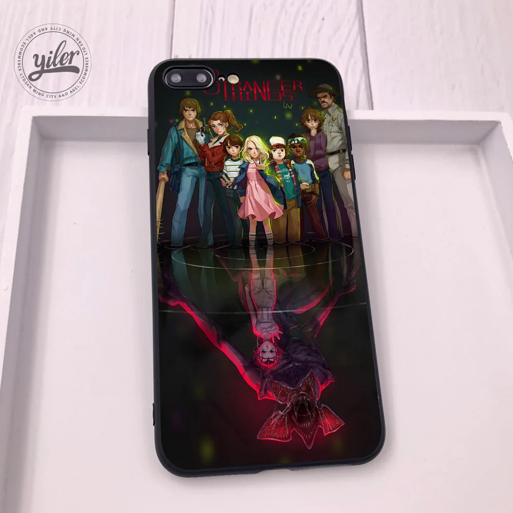 Coque чехол с принтом из сериала "очень странные дела" для iPhone 7 Plus 11 pro XS Max чехол для iPhone 5S, SE 6S 7 8 Plus чехол s для iPhone XR 6 7 8 Plus чехол