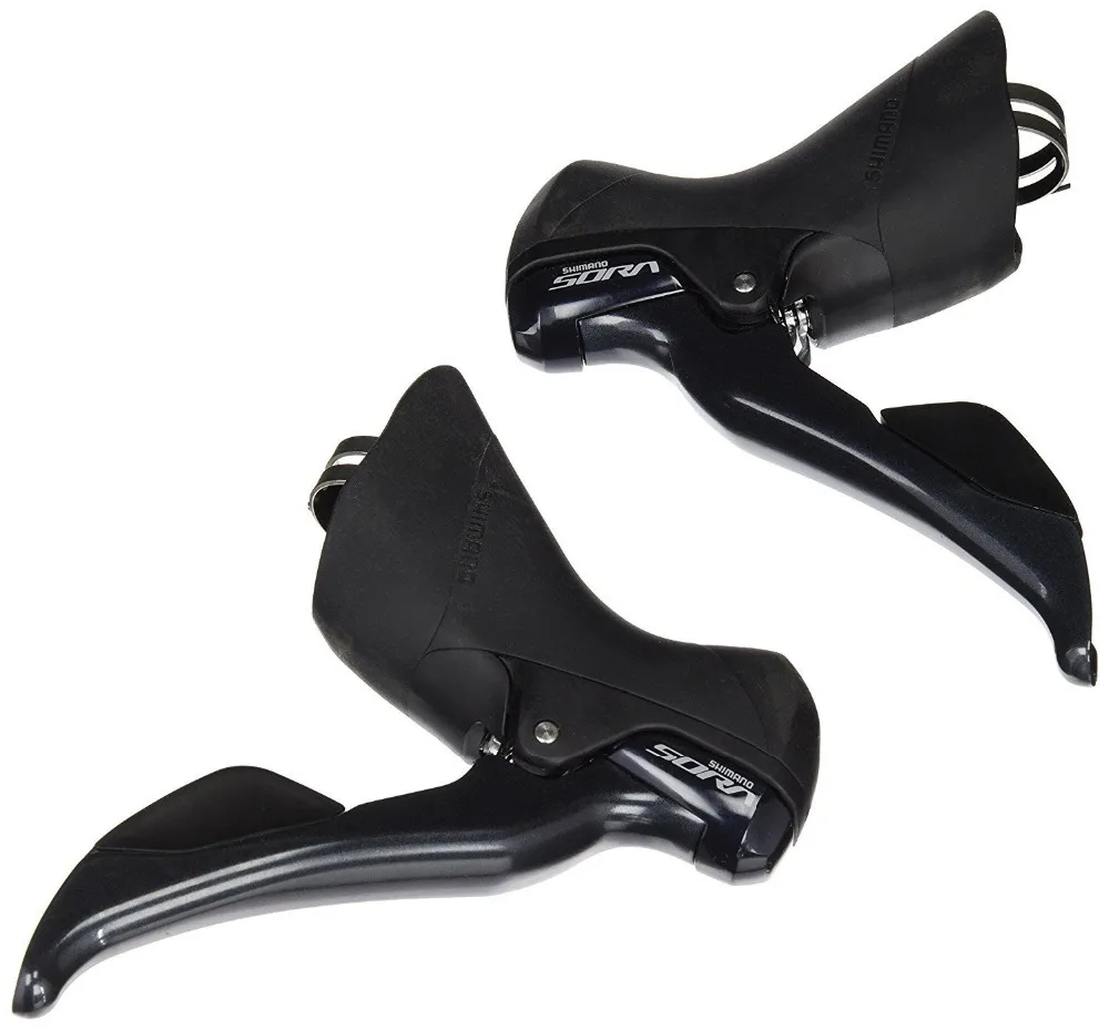 Катушки Shimano Сора велосипеда ST-R3000 тормозной Шестерни рычаг STI Road переключения передач 18-Скорость велосипед Запчасти