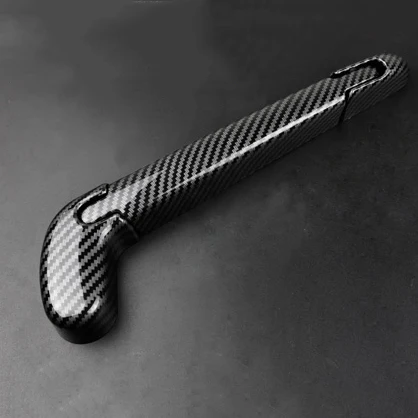 Carbon fiber texture Аксессуары для автомобиля, 3 шт., АБС-пластик, заднее стекло, защита от дождя, Накладка для Jaguar F-PACE - Цвет: Carbon fiber texture