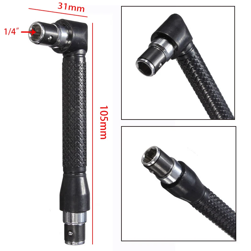 

L-shape Mini Double Head Socket Wrench 1/4 Hexagon Drive Socket Screwdriver Bits Multifunctional Holder Repair Tools