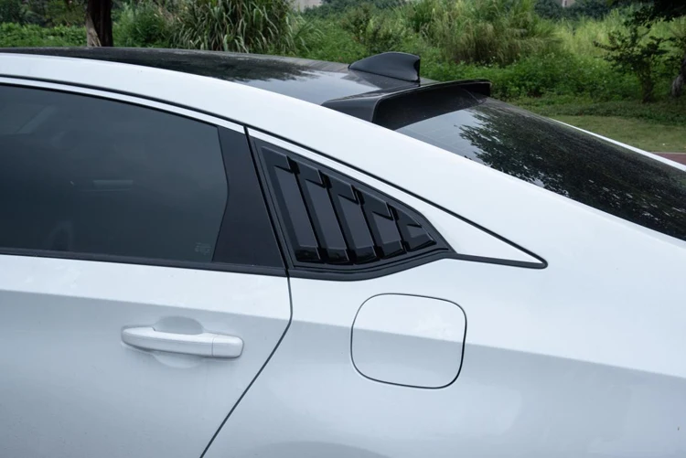 Для Honda Accord 10th углеродное волокно ABS задняя оконная ручка треугольник крышка чаши аксессуары для стайлинга автомобиля 2шт C1086