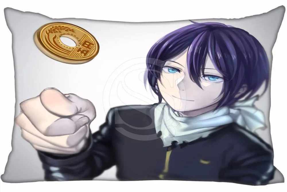 Горячая Распродажа Noragami #3 Наволочка на заказ молнии Прямоугольная подушка чехлы