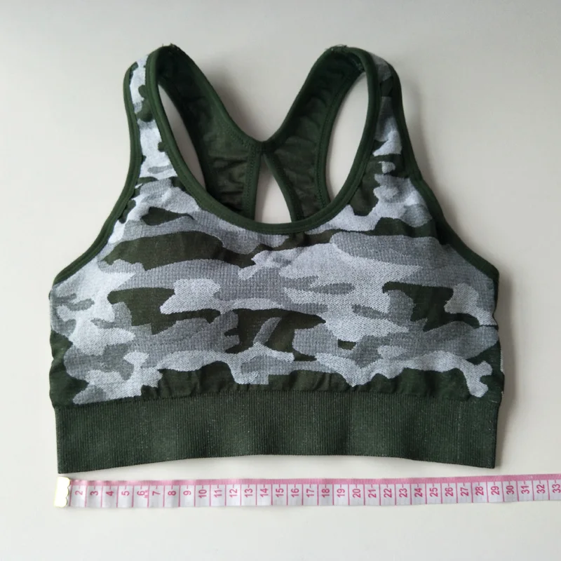 MAIJION Профессиональный ударопрочный спортивный бюстгальтер камуфляжное