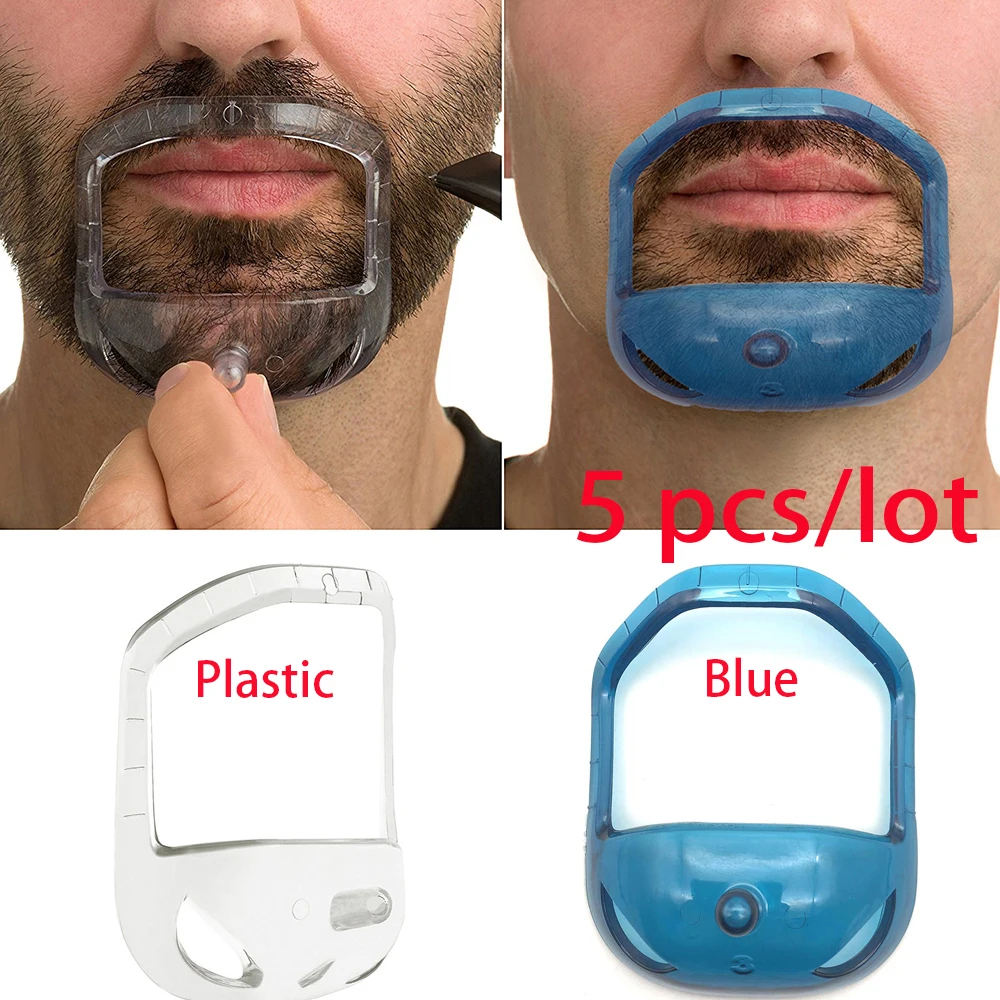 Мужская мода 5 шт./лот симметричный крой борода и шея линия усов уход за бородой