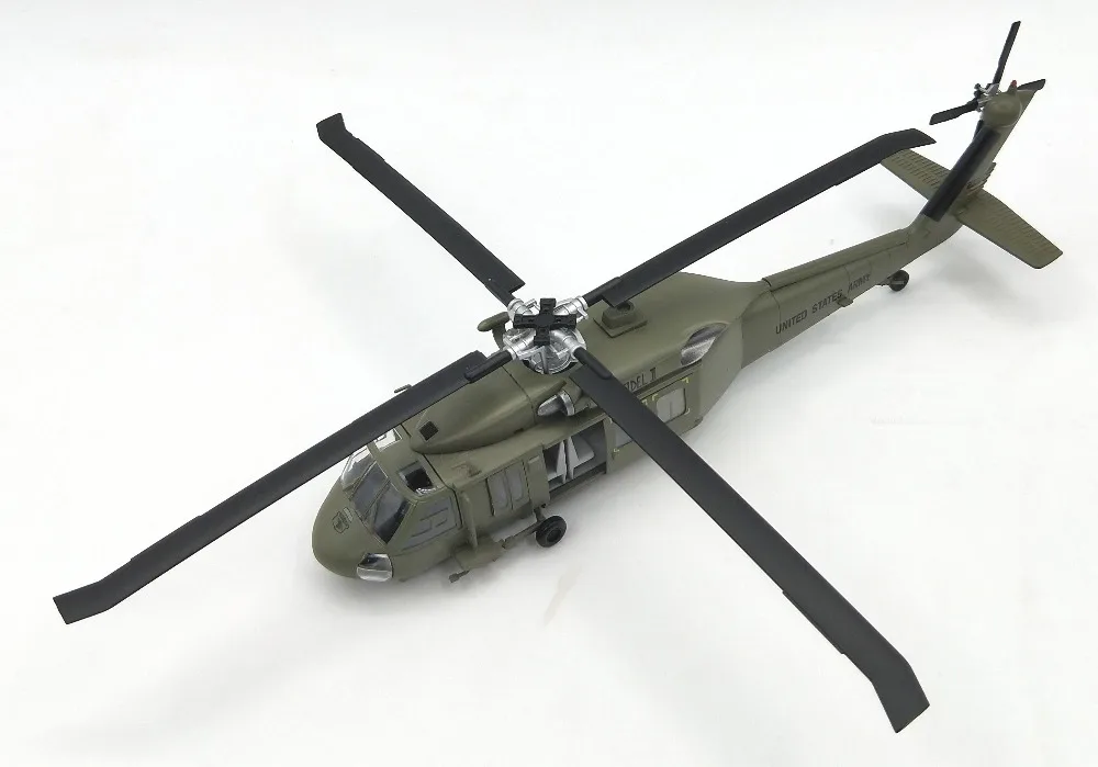 1: 72 Американский UH-60A черный ястреб модель вертолета труба законченная 37017 Коллекционная модель