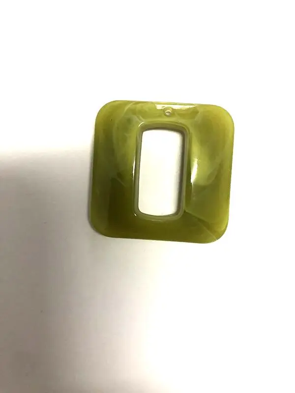 light green square 20 шт./лот, акриловые цепочки и ожерелья, связанные с сумкой цепочки, аксессуары, женские Украшения, самодельные детали, очки, цепочки, компоненты, N082-83 - Цвет: light green square
