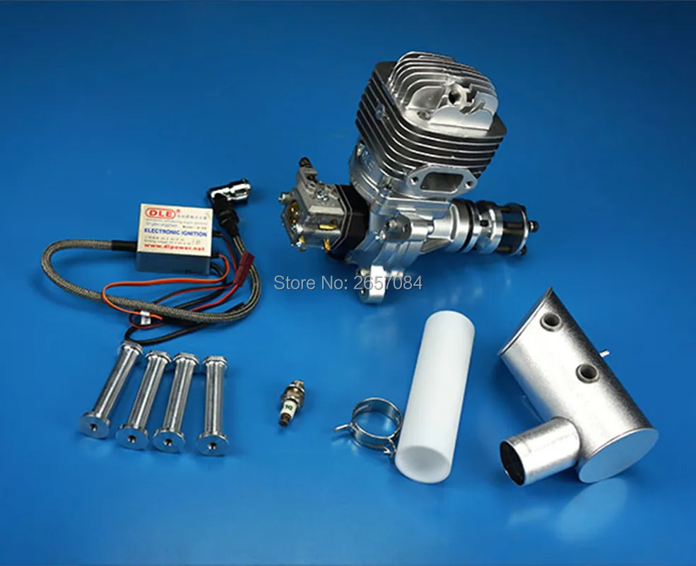 DLE61 61CC газовый двигатель для радиоуправляемого самолета фиксированная модель