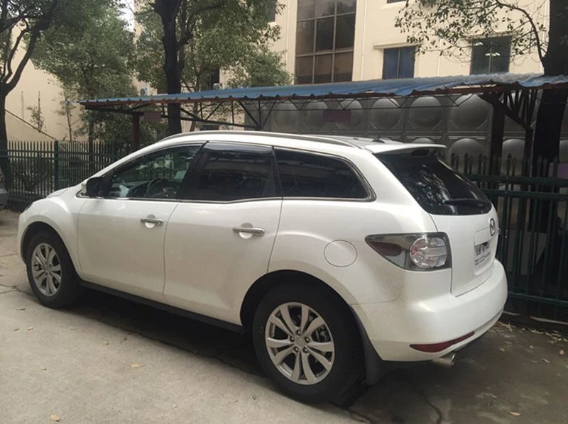 

For Mazda CX-7 Spoiler 2011 2012 2013 2014 Car Decoration Rear Roof Tail Wing ABS Plastic Unpainted Primer Spoiler