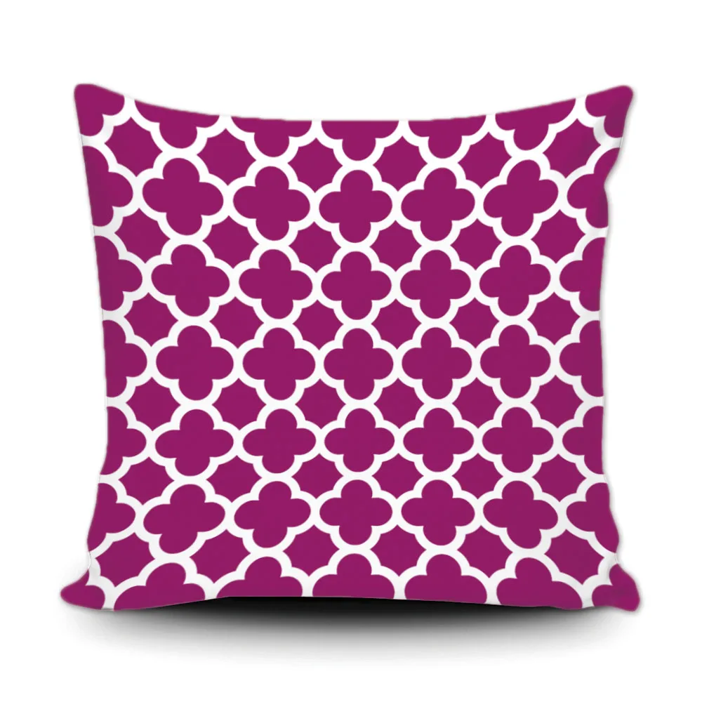 Современная наволочка для подушки с абстрактным рисунком из марокканских