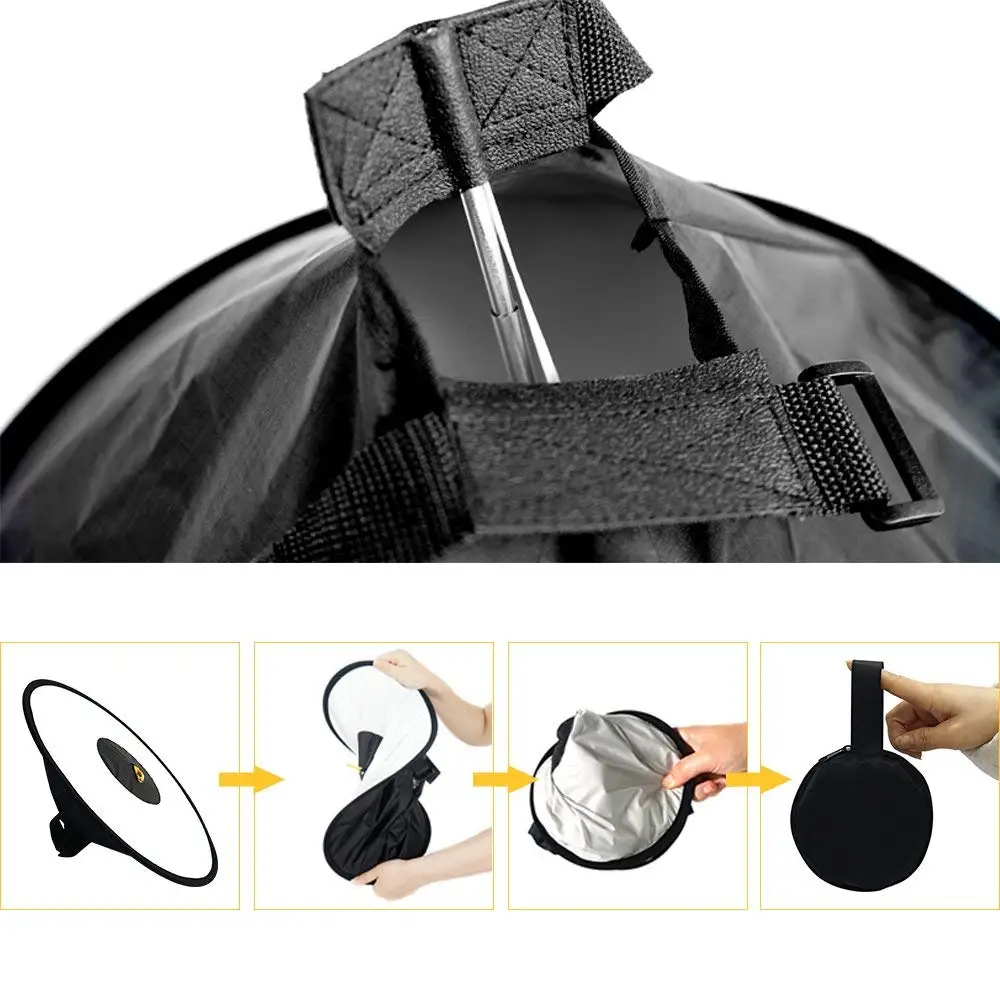 18 дюймов (45 см) красота блюдо складной софтбокс круглый кольцевой диффузор для